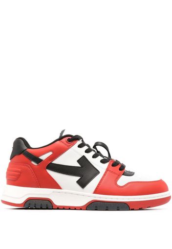 Off-White Out Of Office low-top sneakers - Rosso