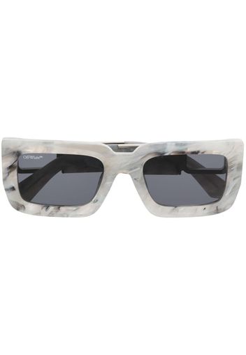 Off-White AF BOSTON SUNGLASSES - MARBLE DARK GREY