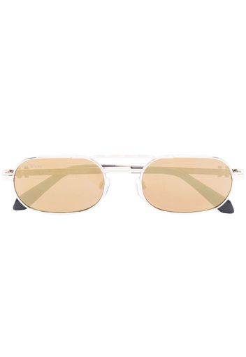 Off-White Baltimore round-frame sunglasses - Oro