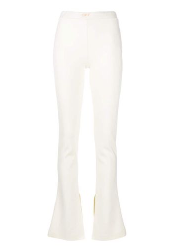 Off-White Sleek split leggings - Bianco