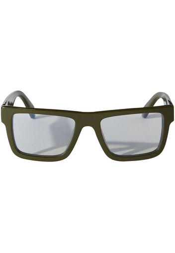 Off-White square-frame optical glasses - Verde