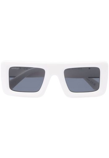 Off-White Leonardo rectangle-frame sunglasses - Bianco