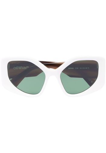 Off-White Denver logo-print sunglasses - Bianco