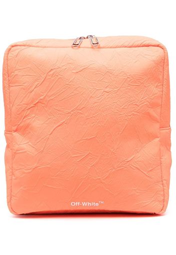 Off-White logo-print messenger bag - Arancione