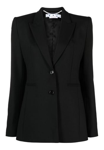 Off-White Blazer monopetto sartoriale - Nero