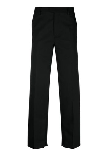 Off-White Pantaloni sartoriali con ricamo - Nero