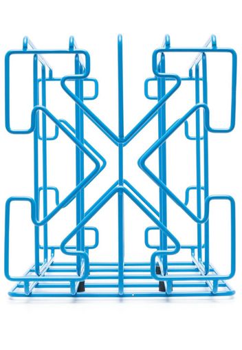 Off-White signature arrows wired cage-box - Blu