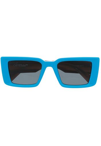 Off-White square-frame tinted sunglasses - Blu