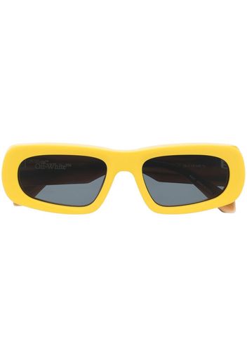 Off-White square-frame tinted sunglasses - Giallo