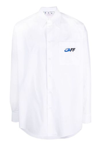 Off-White Exact Opp cotton shirt - Bianco