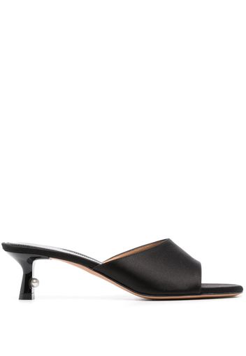 Off-White Pop Lollipop satin mules - Nero