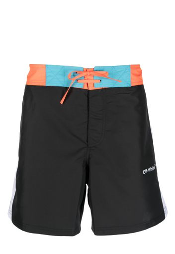 Off-White Arrows print swim shorts - Nero