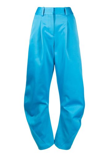 Off-White curved-leg trousers - Blu