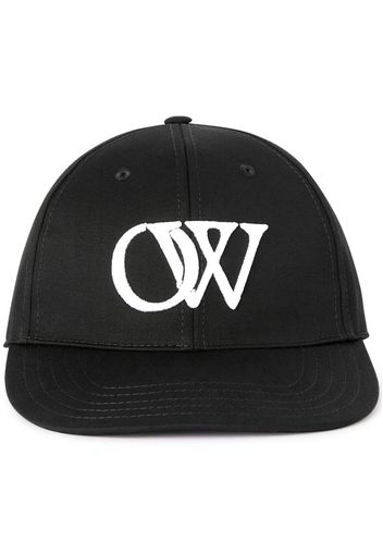 Off-White Cappello da baseball Drill con ricamo - Nero