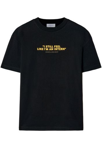 Off-White T-shirt con stampa - Nero