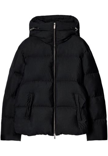 Off-White Piumino con zip - Nero