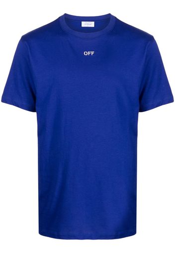 Off-White Arrows Stitch cotton T-shirt - Blu