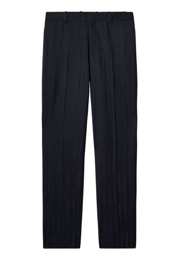 Off-White Pantaloni sartoriali a vita media - Blu