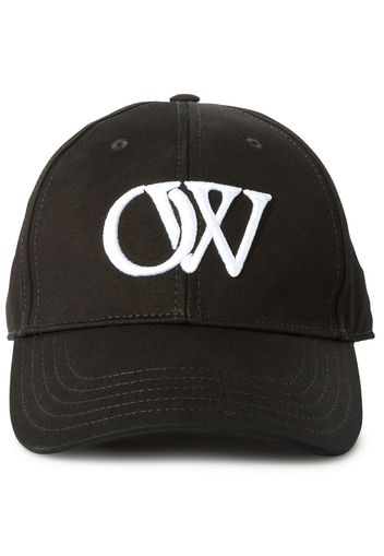Off-White Cappello con ricamo OW - Nero