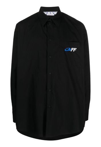 Off-White Exact Opp-print long-sleeve shirt - Nero