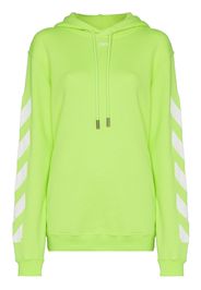 Off-White Felpa con maniche a righe - Giallo