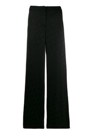 Pantaloni con effetto jacquard
