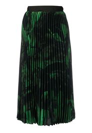 brushstroke plissé skirt