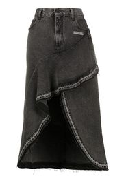 RUFFLE SKIRT DARK GREY NO COLOR