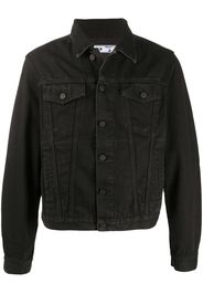 slim Arrows logo denim jacket