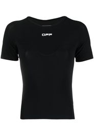 Off-White ACTIVE SHORT SLEEVE TOP BLACK NO COLOR - Nero