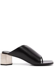 Off-White Hexnut chunky-heel 55mm mules - Nero