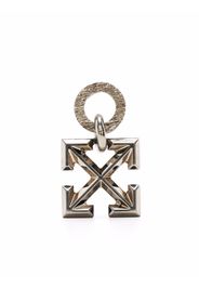 Off-White ARROW MONO EARRING METAL NO COLOR - Argento