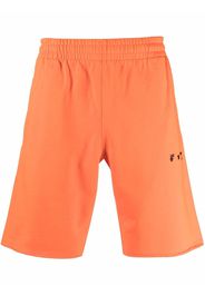 Off-White DIAG OW LOGO SWEATSHORTS ORANGEADE BLACK - Arancione
