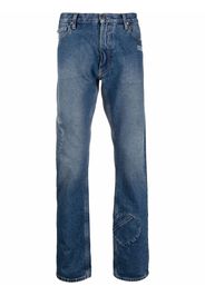 Off-White Jeans slim con stampa - Blu