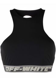 Off-White ATHL LOGO BAND BRA BLACK NO COLOR - Nero