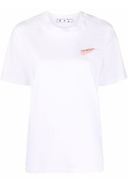 Off-White PAINTED ARROWS REG TEE WHITE PINK - Bianco