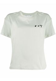Off-White OW LOGO REG TEE GREEN BLACK - Verde