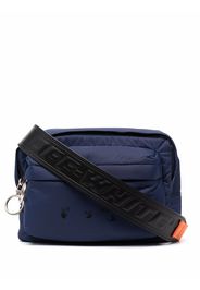 Off-White logo-print belt bag - Blu