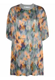 Off-White Romantic T-shirt dress - Arancione
