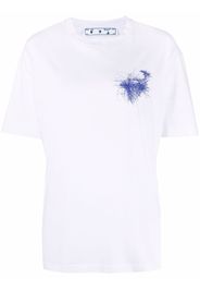 Off-White scribble logo-print T-shirt - Bianco