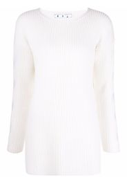 Off-White Maglione a coste - Bianco