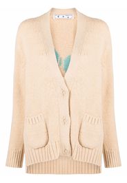 Off-White Cardigan oversize - Toni neutri