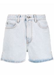 Off-White DIAG STRAIGHT SHORTS LIGHT BLUE WHITE