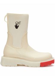 Off-White NEW RAINBOOT SPONGE WHITE RED - Toni neutri