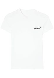 Off-White HELVETICA FITTED TEE WHITE BLACK - Bianco