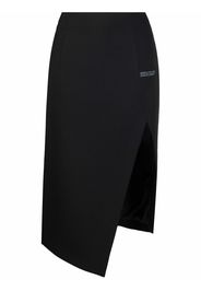 Off-White CORPORATE TAILORED MIDI SKIRT BLACK WHIT - Nero