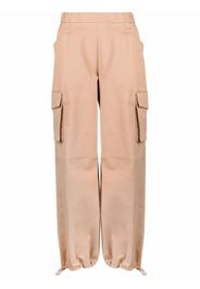 Off-White Diag-stripe print cargo trousers - Toni neutri