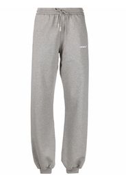 Off-White HELVETICA CUFFED SWEATPANT MELANGE GREY - Grigio