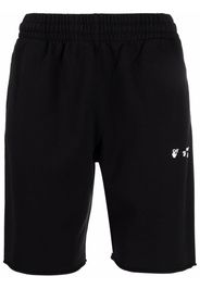 Off-White Shorts sportivi con stampa - Nero
