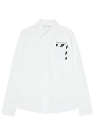 Off-White Camicia a righe Diag - Bianco